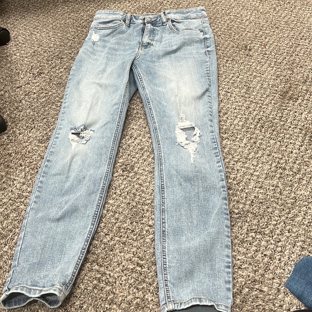 Eunina Bella super high rise skinny ankle.  Never worn.  Size 9.  Mild stretch